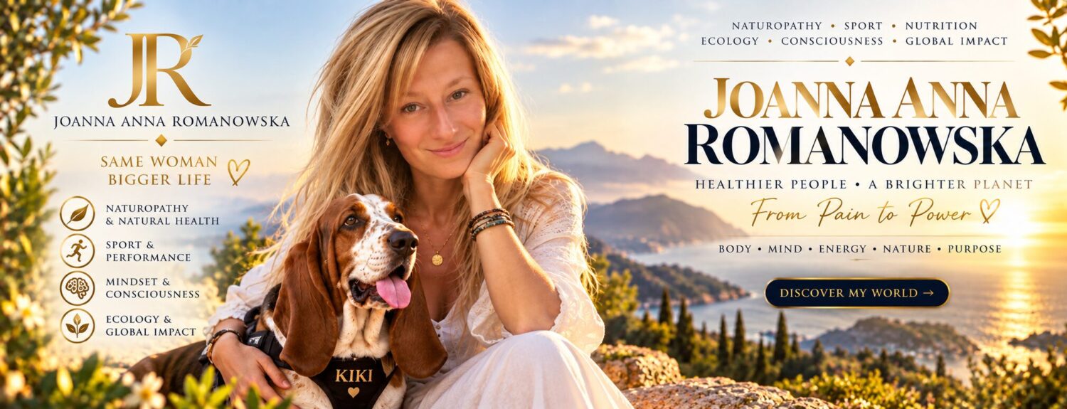 Joanna Anna Romanowska avec son chien Kiki